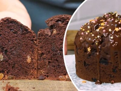 Шоколадный пасхальный кекс без дрожжей