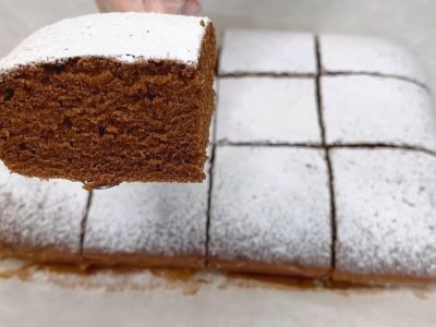 Горячий шоколадный пирог на молоке