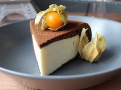 Шоколадный пирог-ватрушка