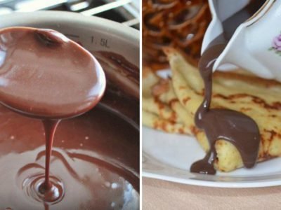 Шоколадный соус для блинов
