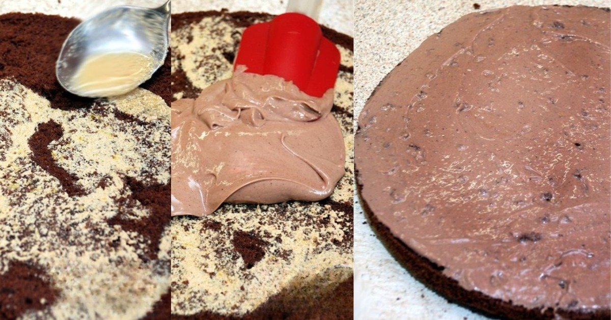 торт со сгущенкой