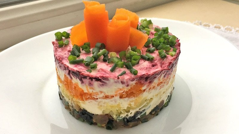 готовый салат шуба