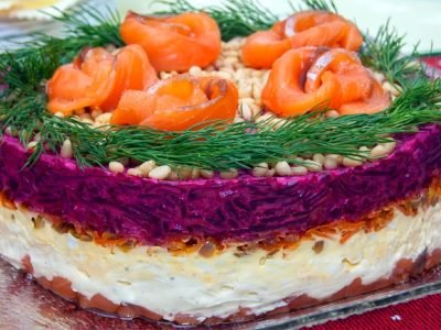 «Шуба по-королевски»: рецепт без селедки