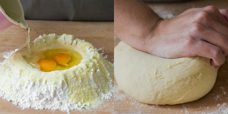 тесто для вареников