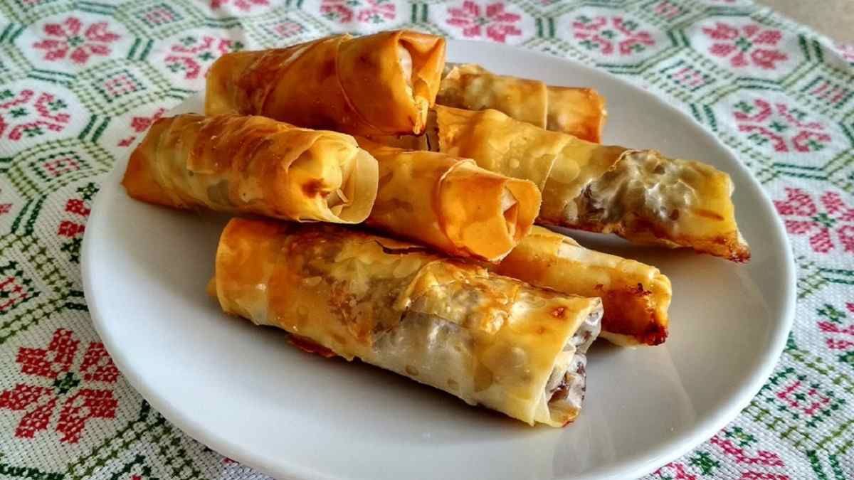 Как готовится сигара бёрек с разными начинками - Со Вкусом