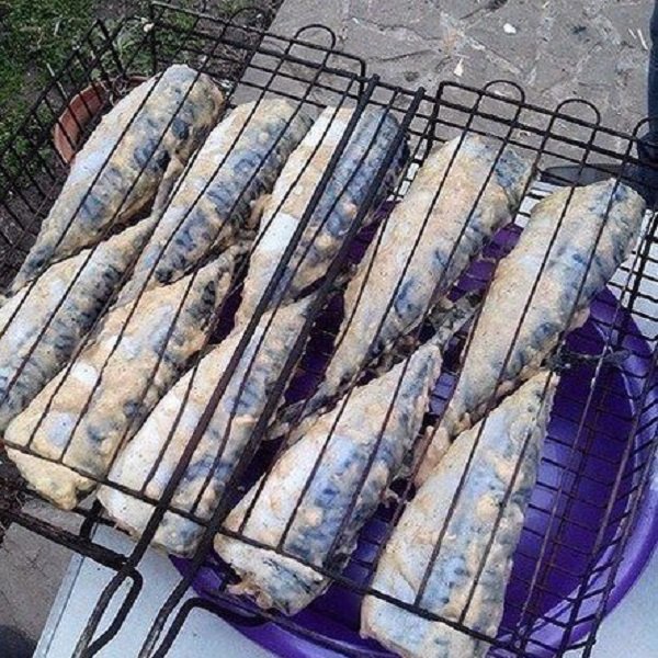 скумбрия на мангале