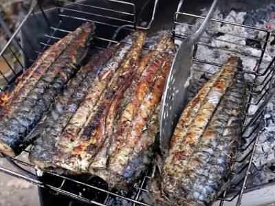 Скумбрия на мангале