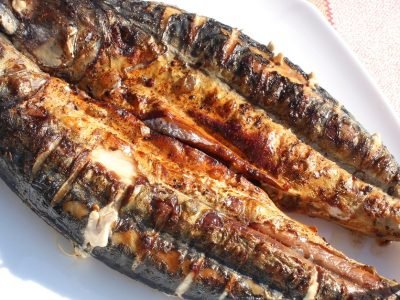 Скумбрия на углях