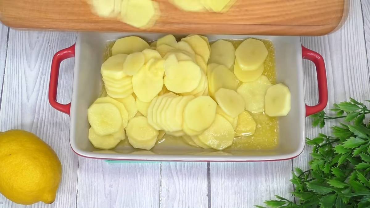 картошка с маслом