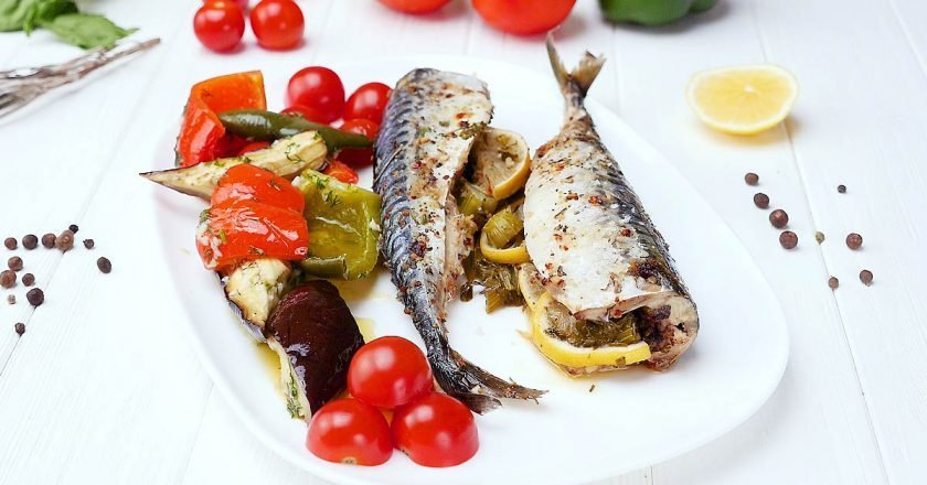 Скумбрия с лимоном
