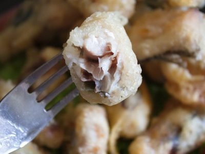 Скумбрия в кляре на сковороде