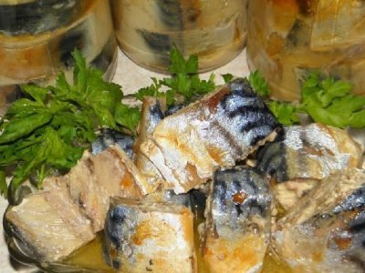 Скумбрия в масле