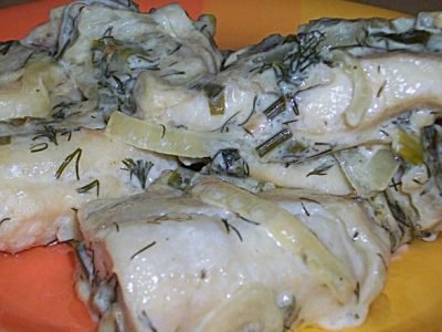 Скумбрия в сливках