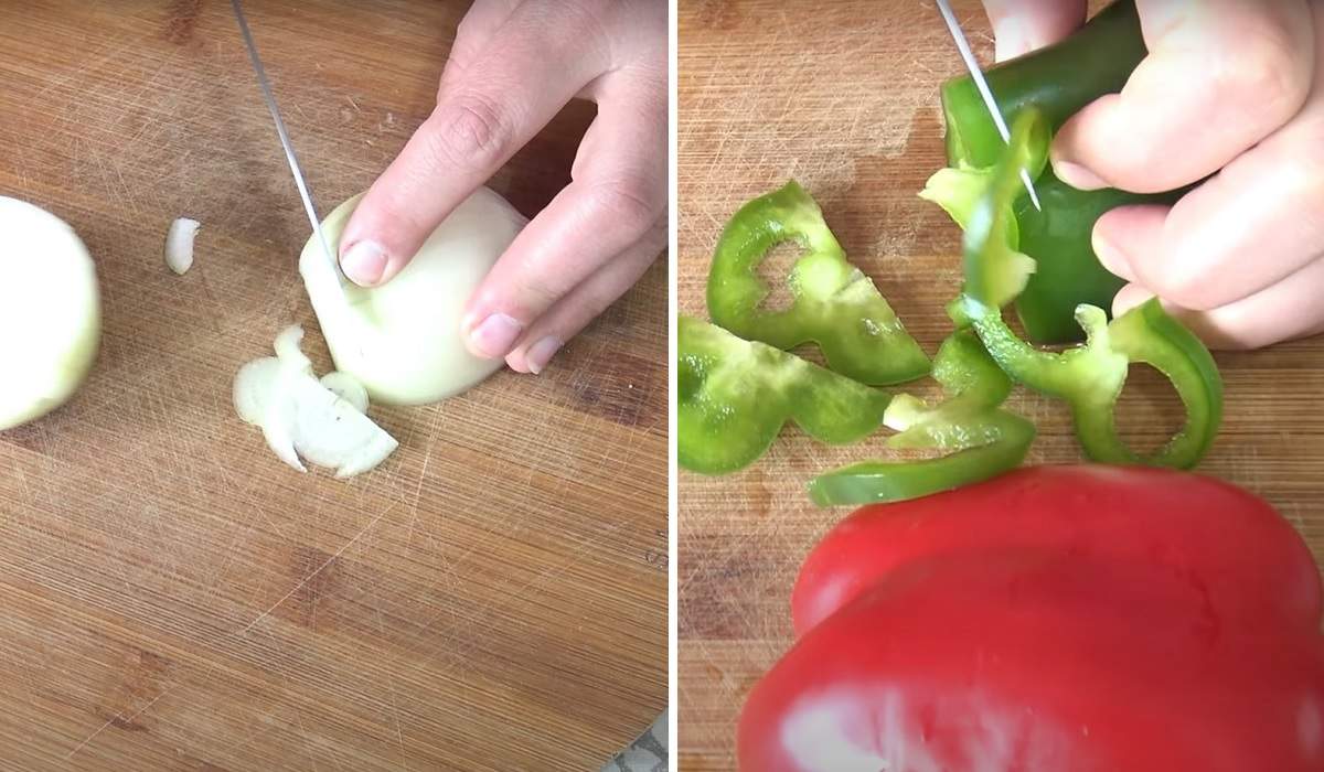 нарезка овощей