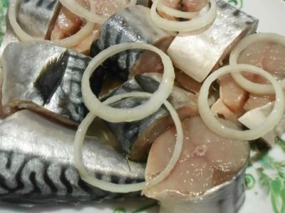 Маринованная скумбрия в яблочном уксусе