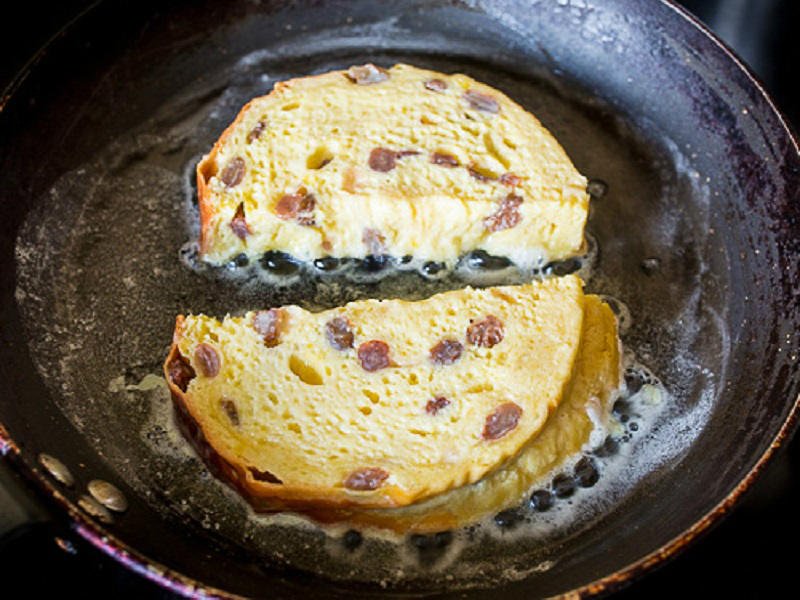 гренки на сковороде