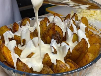 Сливочная картошка в духовке