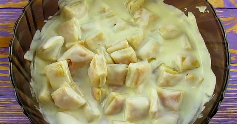 десерт из сливок