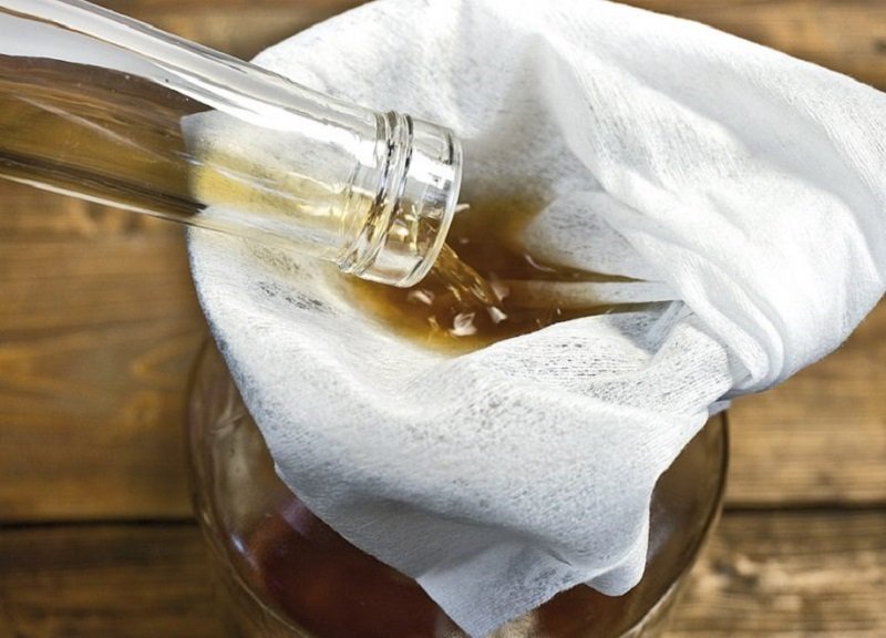 процеживание алкоголя