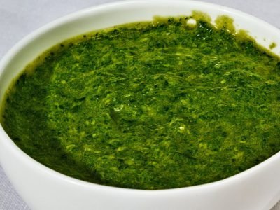 Сливочный соус со шпинатом