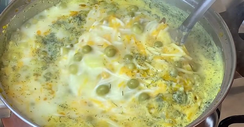 готовый гороховый суп