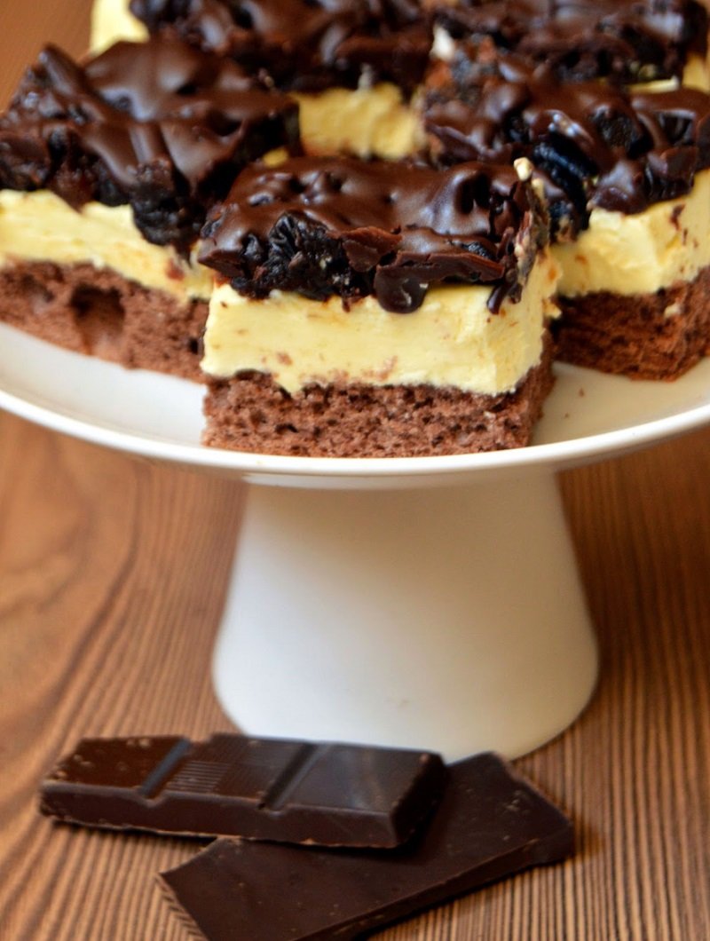 шоколадные коржи с пропиткой