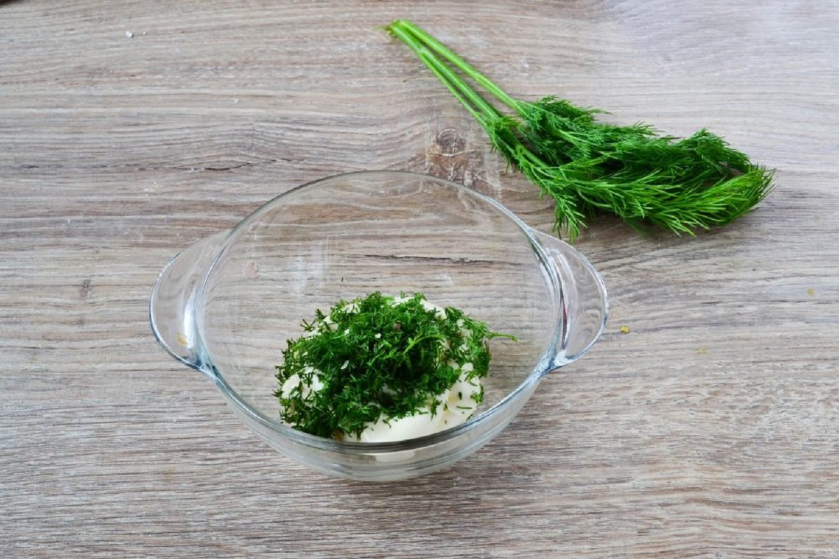 укроп и майонез