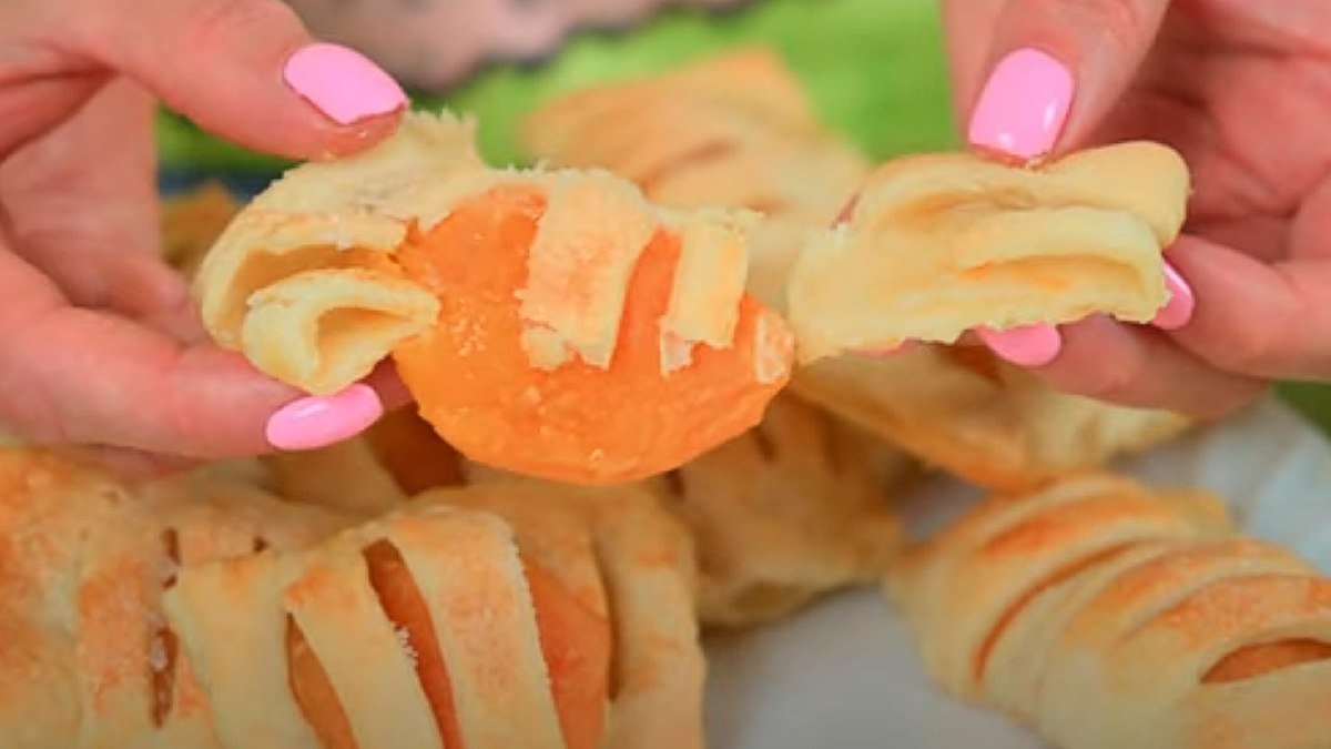 слойка с фруктами