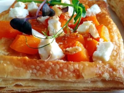 Слойки с тыквой и сыром