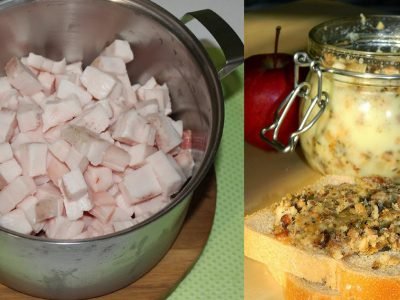 Смалец с яблоками