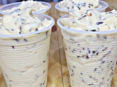 Быстрый сметанный десерт без желатина