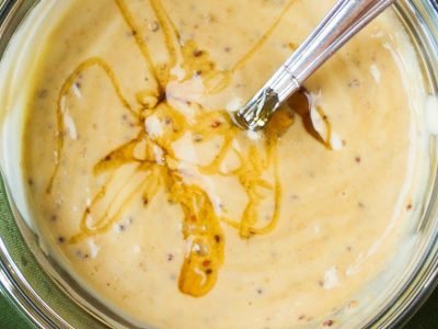 Сметанный соус с горчицей