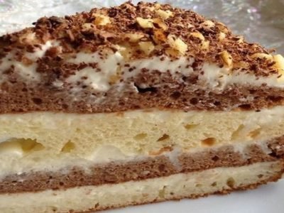 Сметанный торт «День и ночь»