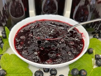 Густое смородиновое варенье с апельсином