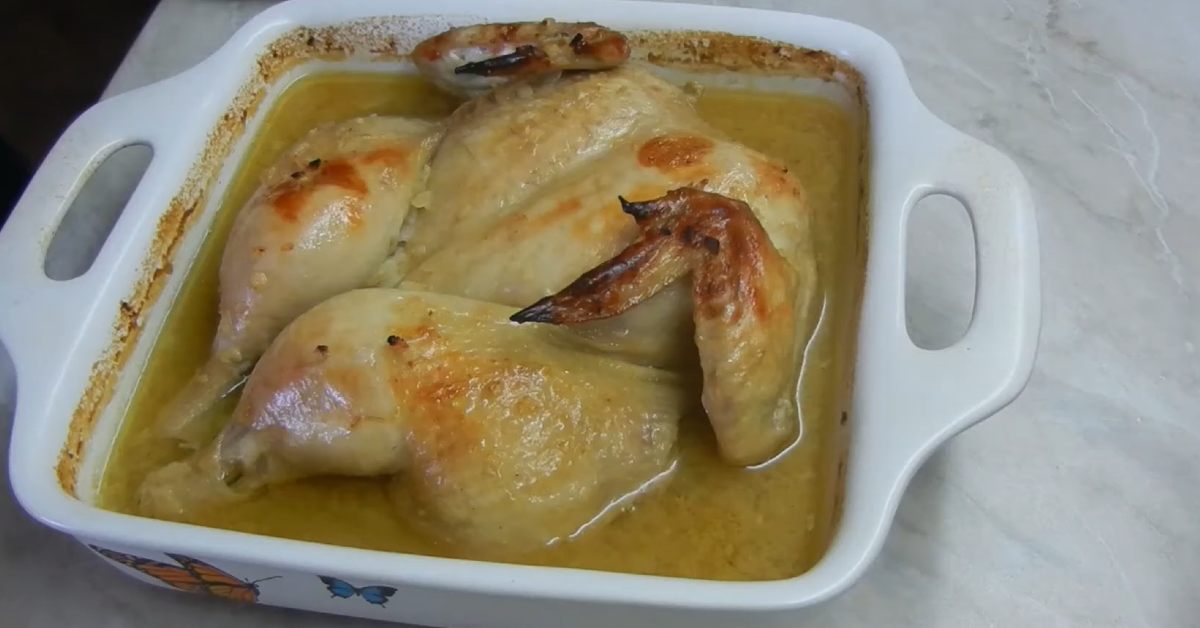 запеченная курица