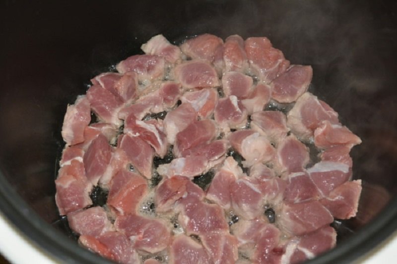 обжарка мяса