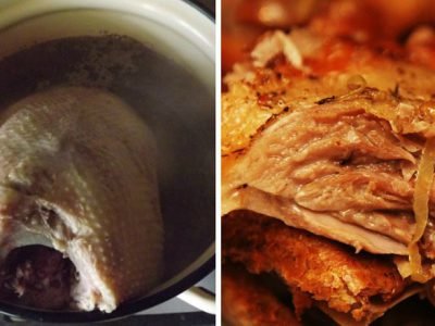 Сочный гусь в духовке