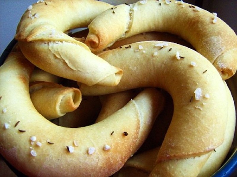 соленые рогалики