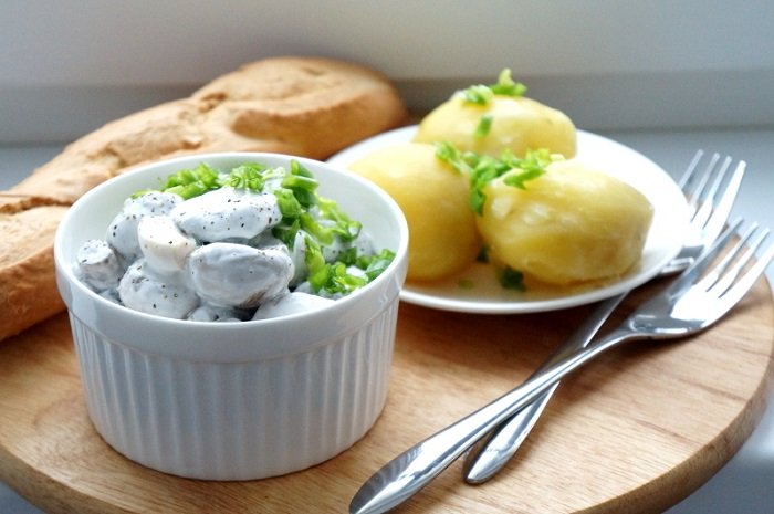 Соленые шампиньоны