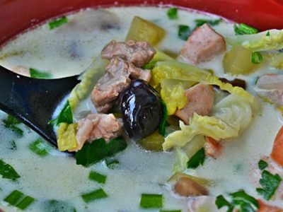 Солянка мясная «Дореволюционная»