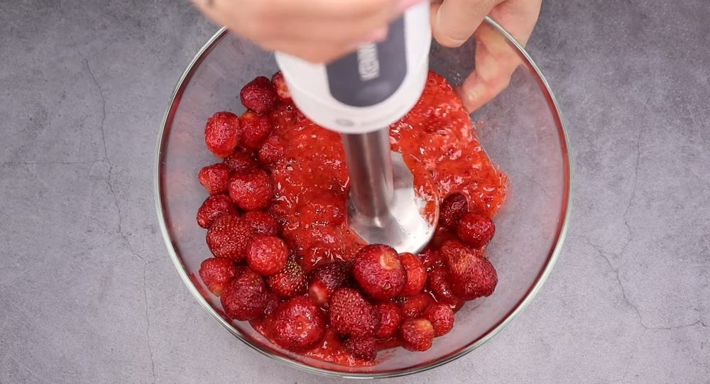 сорбет из клубники