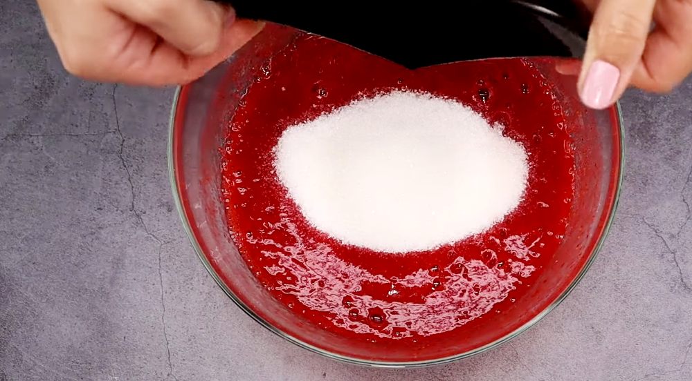 сорбет из клубники