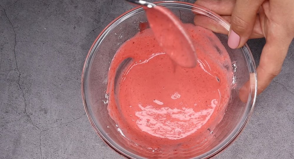 сорбет из клубники