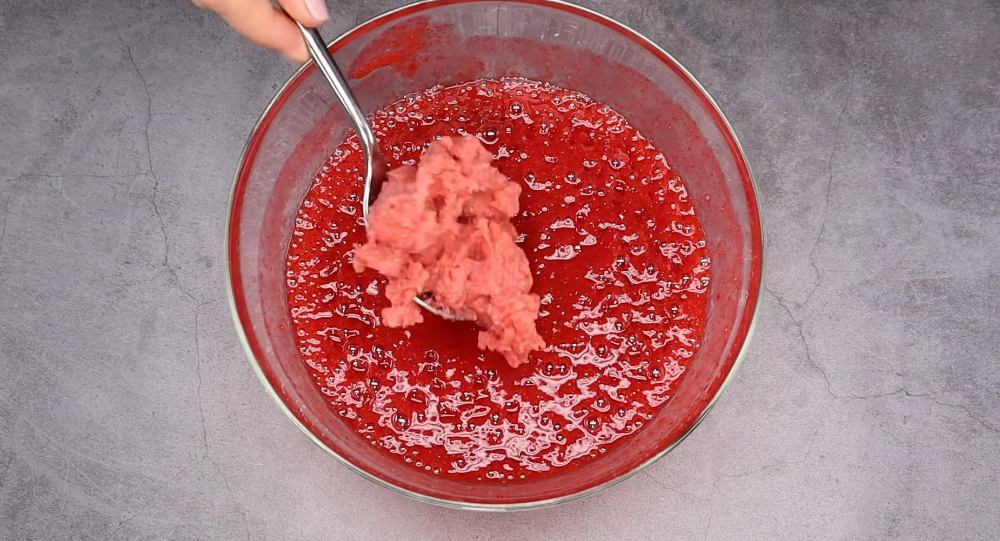 сорбет из клубники