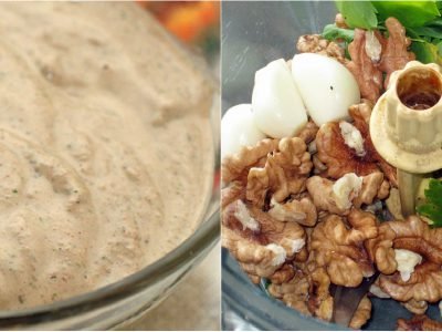 Соус баже из грецких орехов