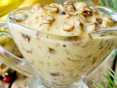 Соус из белых грибов