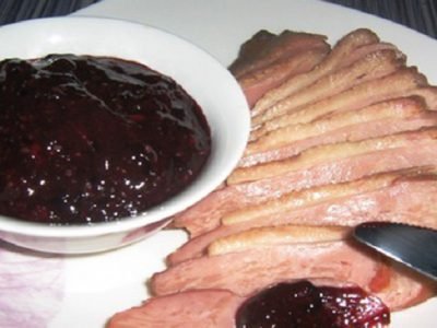 Соус из черной смородины