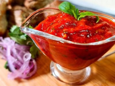 Пряный соус к шашлыку из томатной пасты