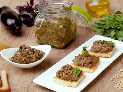 Соус песто из баклажанов