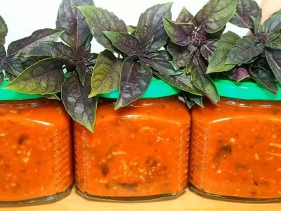 Итальянский соус суго на зиму